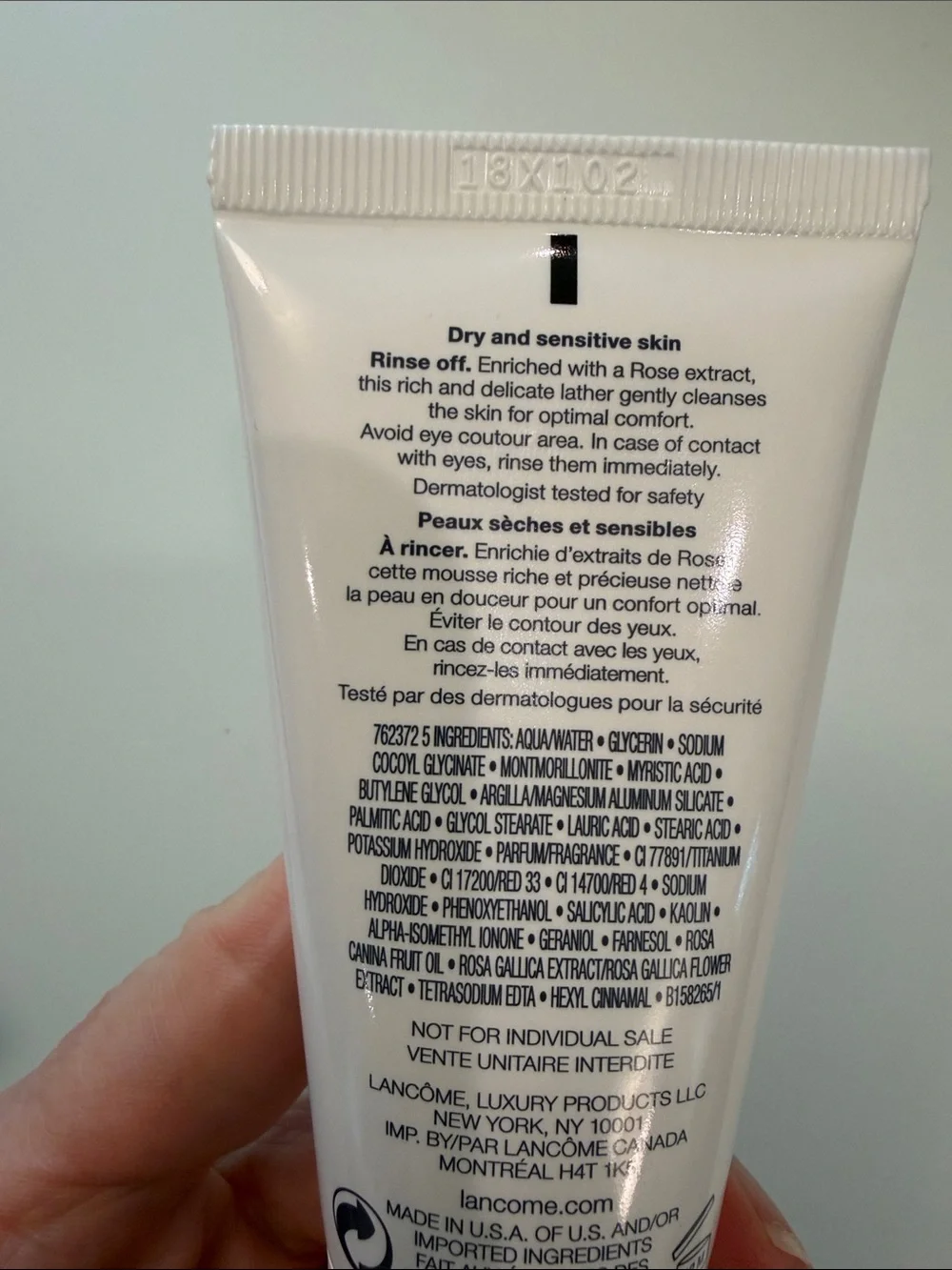 Lancôme Lipsticks and Travel Cleansing Cream
